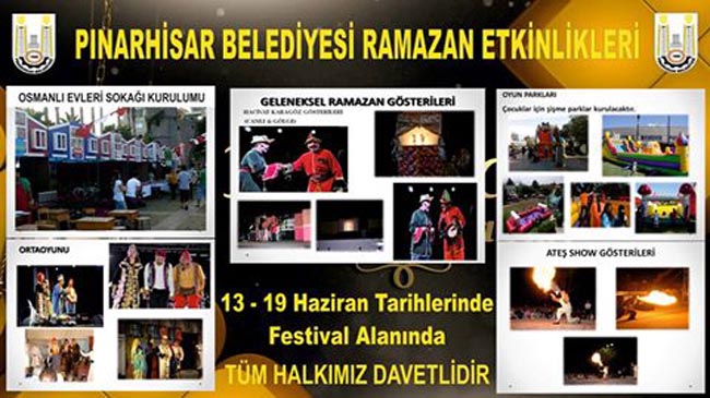 Ramazan Pınarhisar’da Dolu Dolu Yaşanacak