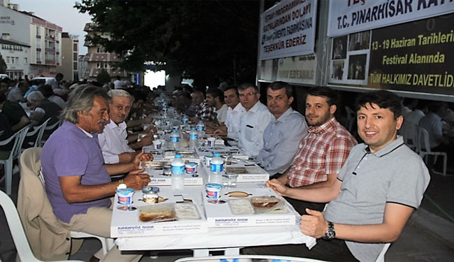 Pınarhisar Kaymakamlığından İkinci İftar Yemeği