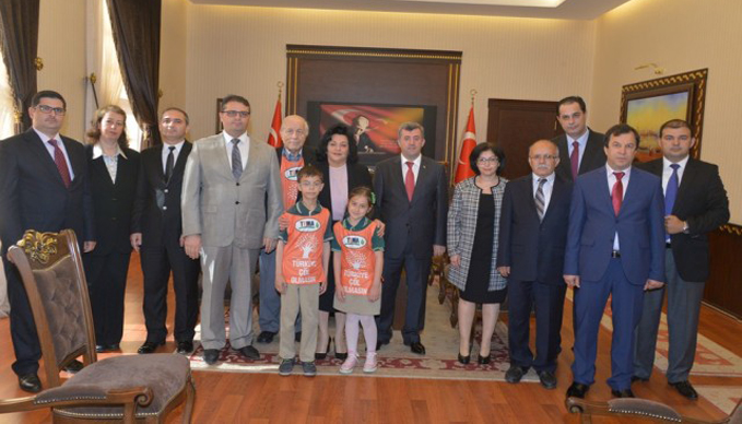 Vali Civelek’i Ziyaret Ettiler