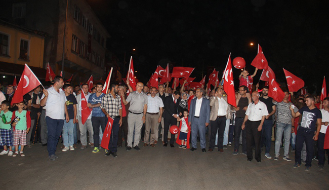 Demirköy Demokrasi İçin Yürüdü