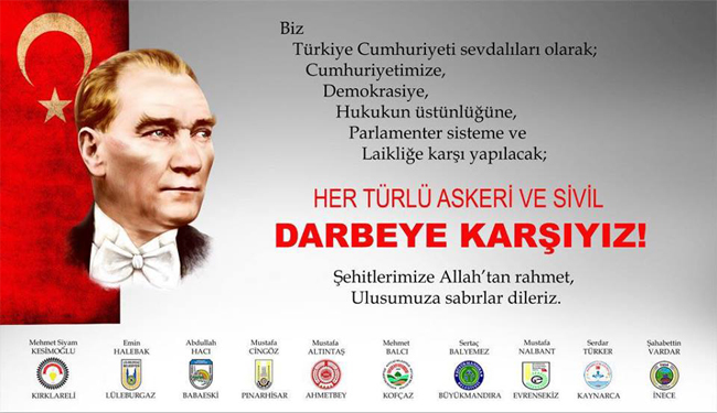Başkanlar Darbecilere Karşı Tek Vücut Oldu