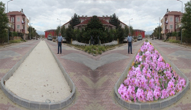 Arpalı Sokağın Yolu Çiçeklerle Güzelleşecek