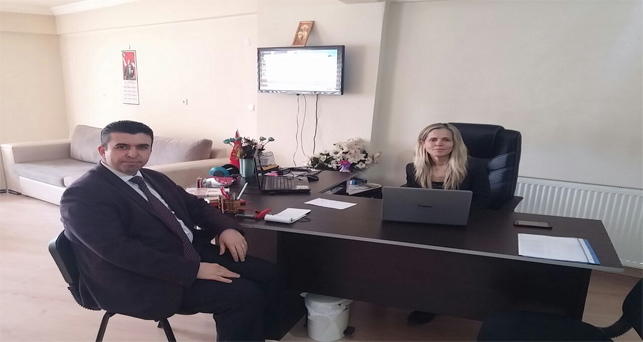 Kaymakam Murat Eren Pınarhisar Gazetesini ziyaret etti