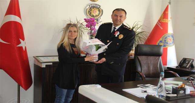 Pınarhisar İlçe Emniyet Müdürü Hüsnü Uz’u ziyaret ettik