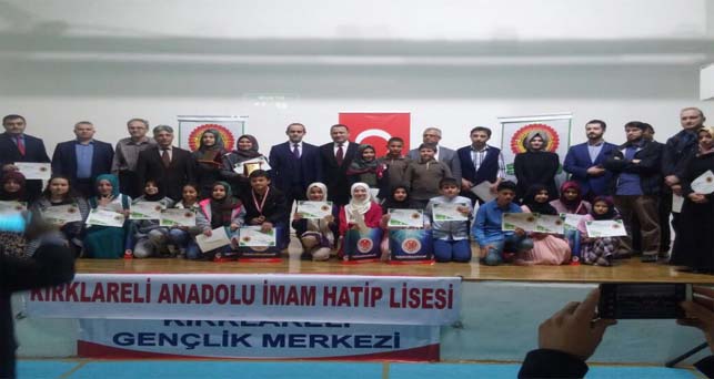 1. Pınarhisar İmam Hatip Ortaokulundan