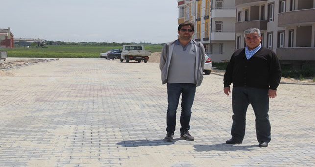 Yol bitti, çevre düzenlemesi çalışmaları devam ediyor