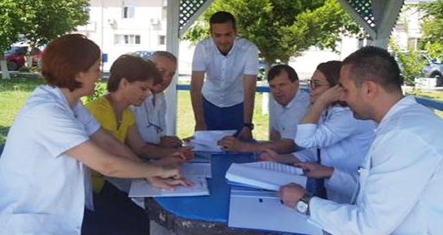 Pınarhisar Devlet Hastanesi’nde Masabaşı Tatbikatı