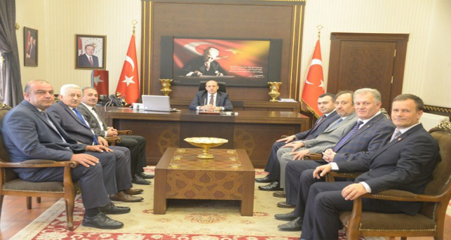 Demirköy Kaymakam Vekili Yavuz Arslan ve İlçe Yöneticileri, Vali Orhan Çiftçi’yi ziyaret etti