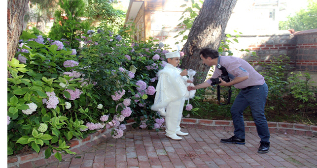 Ali Özer Parkını fotoğraf stüdyosuna çevirdiler
