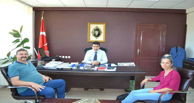 Kaymakam Murat Eren’i ziyaret ettik