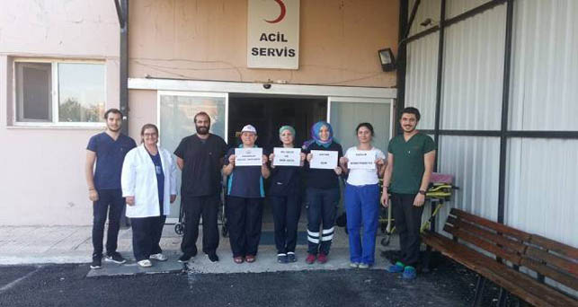“Vatan için sağlık nöbetindeyiz”
