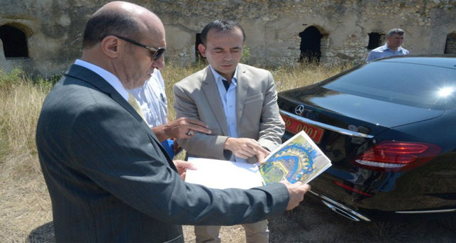 Vali Orhan Çiftçi, Seyfioğlu Tabyalarında incelemelerde bulundu