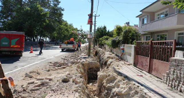 Pınarhisar’da Elektrik hatları yer altına alınıyor