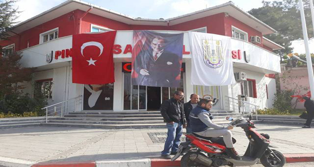 Pınarhisar Al Bayraklarla donandı