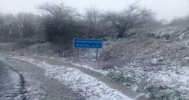 Istrancalar’a yılın ilk karı düştü