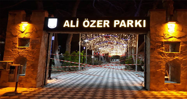 Ali Özer Parkı ışık saçacak