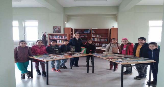 Tozaklı İlkokulu kütüphaneyi tanıma gezisi düzenledi