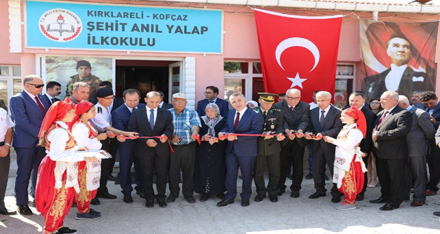 Şehit Anıl Yalap'ın ismi okulda yaşayacak