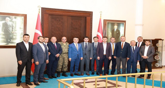 Vali Osman Bilgin’e kutlama ziyaretleri devam ediyor