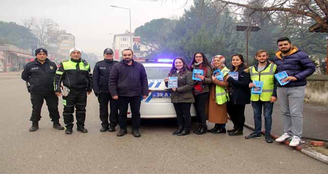 PMYO öğrencileri sürücüleri uyardılar