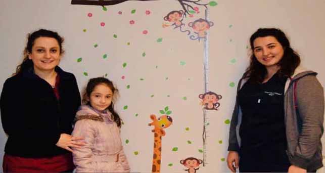 Hastanede çocuklar için özel alan