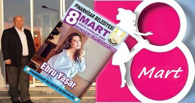 Kadınlar Gününe özel Ebru Yaşar konseri