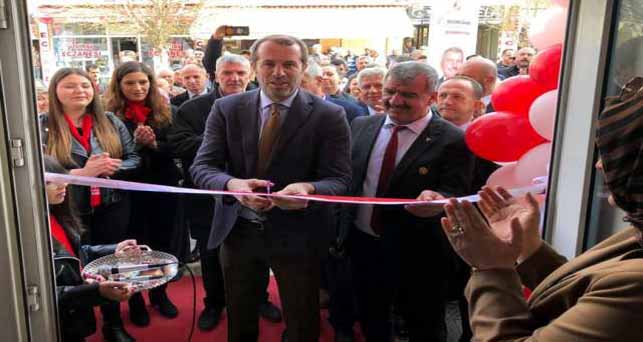 Seçim Bürosunu Saffet Sancaklı açtı