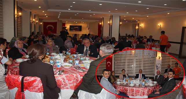 Şehit Aileleri ve Gazilere özel İftar yemeği