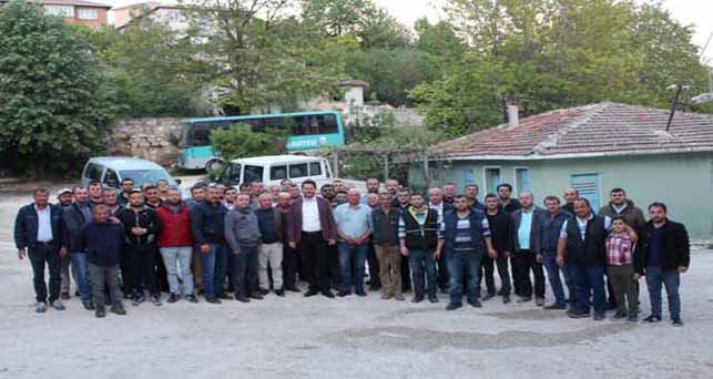 Başkan Talay işçilerle bir araya geldi