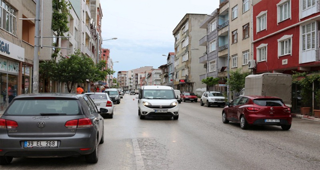 Pınarhisar Belediyesi; Trafik büyük ölçüde rahatladı