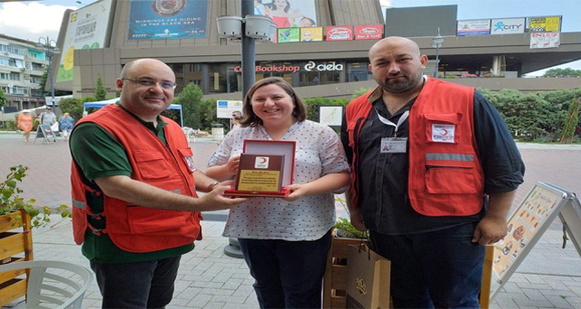 Türk Kızılay’ını Bulgaristan’da temsil ettiler