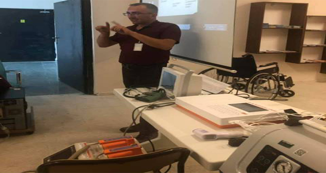 Sağlık personeline tıbbi cihaz kullanım eğitimi