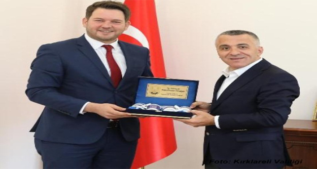 Başkan Talay’dan Vali Bilgin’e ziyaret