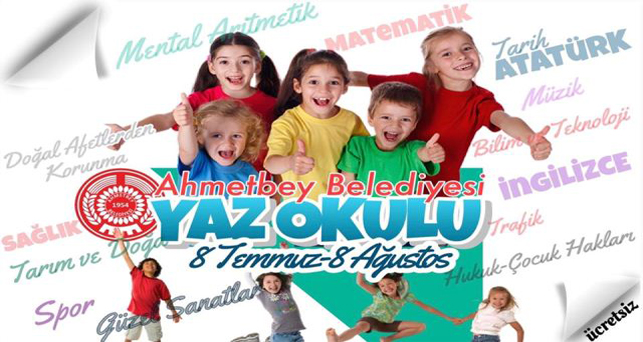 Ahmetbey’de Yaz Okulu başladı