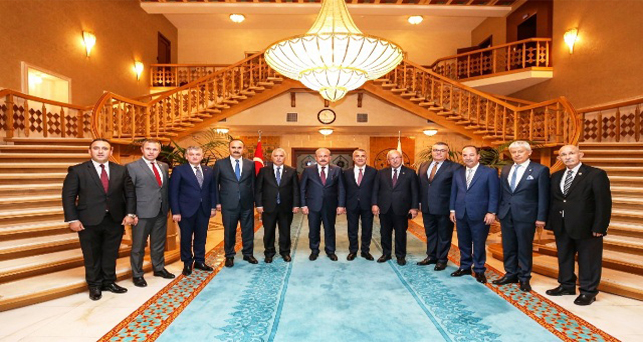 TBMM Başkan’ı Şentop’a nezaket ziyareti