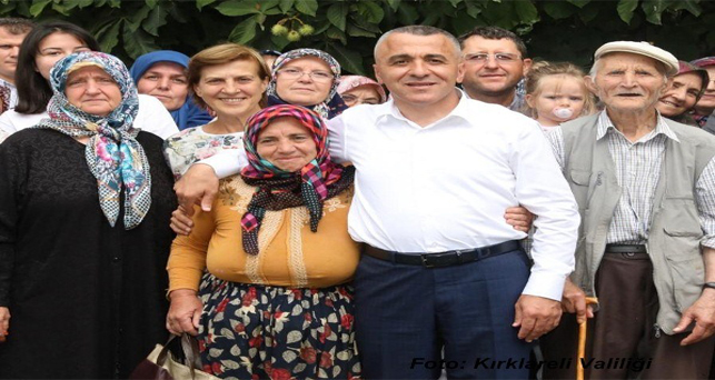 Vali Bilgin köy sakinlerini dinledi