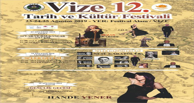 Vize’de üç gece üç ayrı konsept