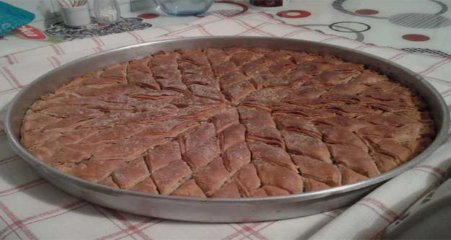 Bayram Baklavaları hazırlanıyor