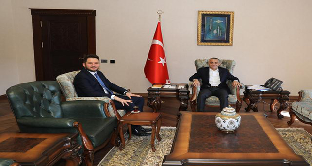 Başkan Talay’dan Vali Bilgin’e ziyaret