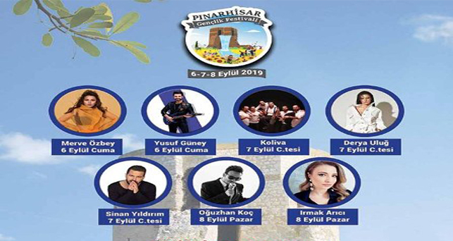Pınarhisar Gençlik Festivali’nin programı belli oldu