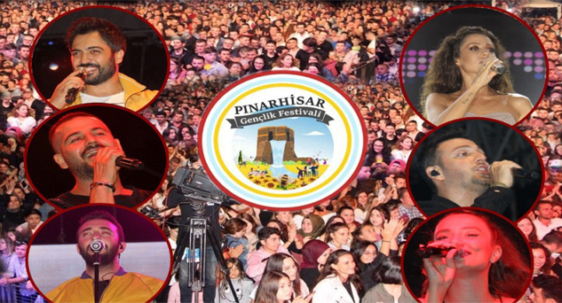 Pınarhisar 10. Gençlik Festivali sona erdi
