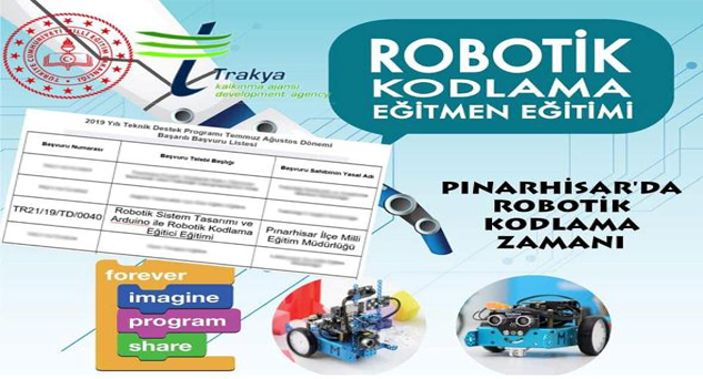 Pınarhisar’da robotik kodlama zamanı
