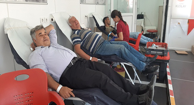 Pınarhisarlı Küntaş kan bağışında Altın Madalyaya koşuyor