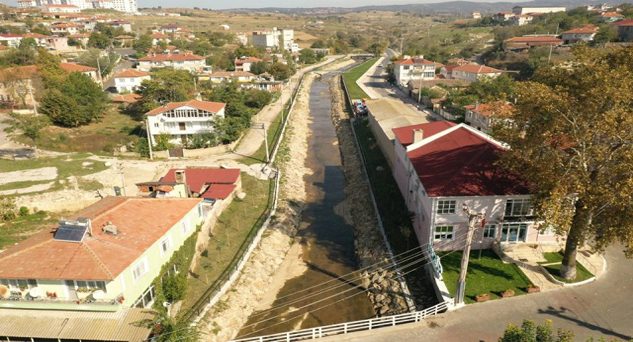 Üsküp’te taşkın koruma ve dere ıslah çalışmaları sona erdi