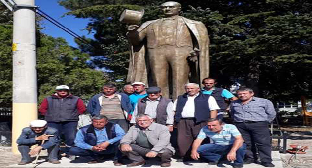 Yenice Köyü’ne Atatürk Heykeli