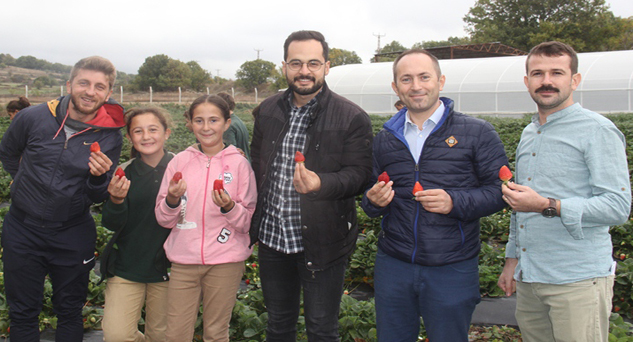 Pınarhisar’da tarım konulu okul gezisi