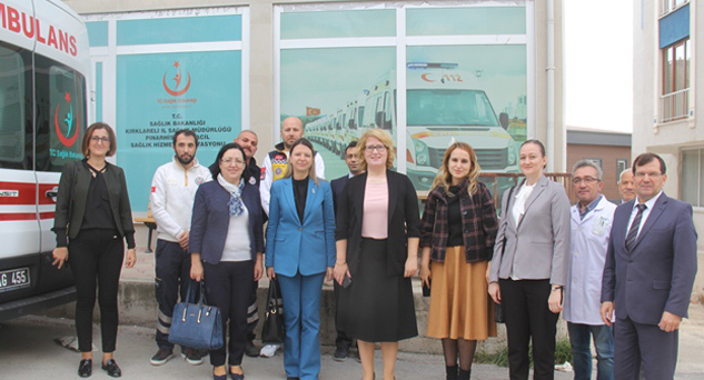 Müdür Cerit’ten Pınarhisar 112’ye ziyaret