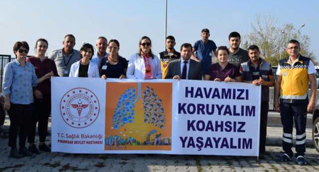 Pınarisar’da KOAH farkındalığı için fidan dikildi