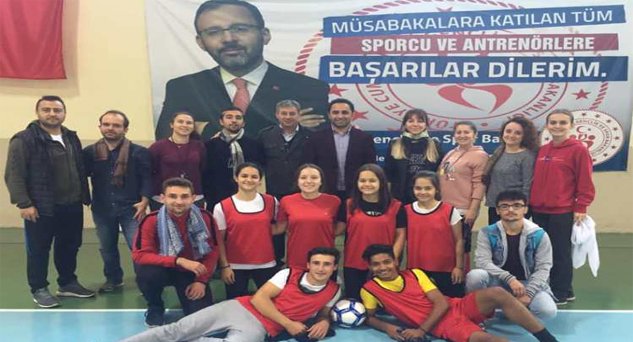 Pınarhisar’da Futsal ve Görme Engelliler Golbol gösterisi