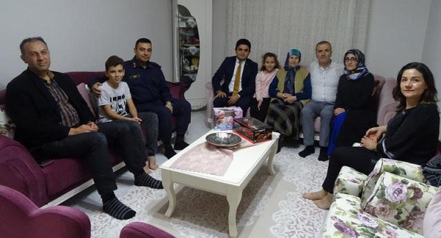 Kaymakam Divli’den Şehit yakınlarına ziyaret